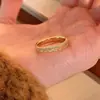 Anillo de Plata de Ley S925 Mismo Estilo Dorado Vintage Cepillado Hoja de Espiga de Trigo Anillo de Dedo Único de Gama Alta para Mujer Anillo de Dedo de Comida