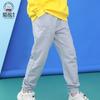 Pantalones deportivos infantiles CUHK 100% algodón pantalones infantiles punta estudiante pantalones escolares simples casuales una generación de pelo