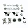 Accesorios para zapatos con agujeros, flor para zapatos, hebilla de zapato desmontable, cadena, mariposa en blanco y negro, flor para zapatos, traje de oso, accesorios, decoración DIY