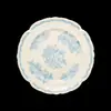 Plato cerámico de encaje repujado vintage estilo francés, alto valor estético, plato plano estilo occidental, plato para postre y pastel de té de la tarde, venta al por mayor de vajilla