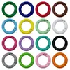 Fecho de Mola em Liga de Zinco Pintada Espessa de 20mm com 16 Cores - Fecho Universal para Bolsas, Chaveiros, Acessórios DIY