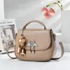Bolso de mano de moda simple estilo coreano, bolso pequeño cruzado de un solo hombro, textura de cuero suave casual, popular en línea, disponible para dropshipping
