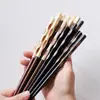 Chopsticks Nishida Muyu Cream de Madeira Maciça, Chopsticks de Madeira Natural de Alta Qualidade com Pontas Afiadas para Uso Doméstico, Chopsticks Individuais para Cada Pessoa