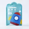 Impermeable desechable para niños, engrosado y extendido, estilo tarjeta portátil, protección de cuerpo completo contra lluvia intensa, impermeable desechable para estudiantes de primaria