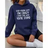 Sudadera con Slogan Impreso para Hombre y Mujer Temu Wish Artículo de Exportación Transfronteriza de Amazon