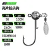 Anzol com Cabeça de Chumbo Reforçada Taiyu Gancho Ned Rig Giratório Modificado com Lâmina Spinner Isca Macia Anzol de Pesca Atacado