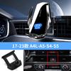 Soporte de Carga Inalámbrica para Teléfono Móvil y Soporte para Teléfono Móvil de Apertura y Cierre Eléctrico con Sensor Infrarrojo Dedicado para Audi A6L y Otros Coches