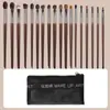 Explosivos transfronterizos 10 traje de pinceles de sombra de ojos de lana animal pincel para detalles de ojos herramientas de belleza pincel de maquillaje Cangzhou