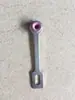 Acessórios para máquina de tricô manual de ponto liso Régua de ângulo reto curta Régua de ângulo reto longa Cotovelo guia-fio Olhos de agulha curtos e longos Cotovelo cerâmico guia-fio