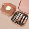 Cortauñas creativas de dibujos animados rojos de Internet de 7 piezas fabricantes herramientas portátiles de manicura para uñas set de cortauñas para el hogar