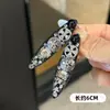 Pinza para el Cabello Vintage de Lujo Ligero con Pedrería y Toque de Alta Gama, Pinza para Flequillo de Cuervo Cruzado, Pasador Accesorios para el Cabello Lateral para Mujeres