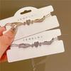 Pulsera de Amor con Alas de Ángel en Forma de Corazón 2024 Versátil Sentido Avanzado Estilo ins Personalidad Cuerda de Mano J1632 Qiao Xi