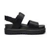 Sandalias de Talla Grande para Mujer Populares de Verano Europeas y Americanas Nuevas Punta Redonda Color Sólido Plataforma Suela Suave Romanas Zapatos de Playa Sandalias de Suela Gruesa