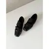 Zapatos de Ballet Deportivos de Nicho Estilo Coreano para Mujer, Nuevo Modelo 2026, Zapatos Mary Jane Bajos de Punta Cuadrada con una Elegante Correa de Velcro
