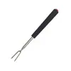 Tenedor para Barbacoa Exterior Barbacoa Acero Inoxidable Telescópico Herramienta para Barbacoa Tenedor para Barbacoa en Forma de U Salchicha Asada Alitas de Pollo Brochetas Extensibles para Barbacoa