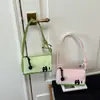 Bolsa de Ombro Color Block Coreana Fresca e Estilosa de Verão, Bolsa Casual Doce de Axila, Bolsa Transversal Versátil Chique da Moda