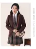 Fábrica en nombre de posventa uniforme jk otoño e invierno traje jk traje abrigo femenino traje jk escuela para traje jk