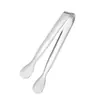 Pinça de açúcar de aço inoxidável 304 pinça de gelo pequena 11cm espessa sem rebarbas pinça de açúcar pinça de gelo de barra pinça de toalha