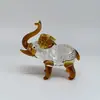 Adornos de Elefantes de Esmalte Cristalino al por Mayor Sala de Estar Oficina Adornos de Cristal Artesanías de Vidrio Regalos de inauguración de casa