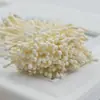 Grampo de cabelo floral feito à mão com estames de flor foscos de 2 mm. Materiais: flores artificiais, flores de cipó de papel, flores de seda, cores de flor de cabeça de fósforo.