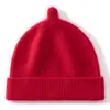 Chapéu de cashmere para outono e inverno, chapéu de tricô para bebê, fofo e versátil para bebês e crianças pequenas, unissex, com forro interno macio para aquecimento