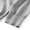 Nuevo Top de Manga Larga Elástico Suave de Rebote Resistente al Desgaste con Cuello Alto Estilo Old Money para Hombre 13780