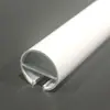 Persianas enrollables a medida 20 Blancas de apertura simple y doble con riel inferior, material de aluminio, soporte para cortinero, cortina de resorte