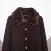Fabricantes Mayoristas de Ropa para Mujer Transfronterizos 2025 Nuevo Estilo Europeo y Americano Diseño de Jersey Holgado Elegante Chaqueta de Punto
