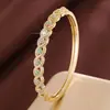 Pulsera de circón transfronteriza, exquisito diseño totalmente de diamantes, joyería femenina fresca, de nicho, moderna y minimalista, directo del fabricante