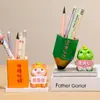 Adorno Portaplumas Regalo de Regreso a Clases Creativo Lindo Personalidad Adorno de Decoración de Escritorio Almacenamiento de Estabilidad Emocional Cosa Buena Regalo