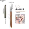 Estilo japonês novo sândalo pólo unhas caneta ferramenta terno de alta qualidade pintado terapia de luz escova puxar linha caneta conjunto completo atacado