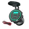 Cargador de Coche USB Dual PD + QC3.0, Adaptador de Carga Rápida Tipo C para Motocicleta y Coche, Toma de Corriente Universal 12V-24V