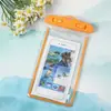 Bolsa Impermeável Pronta para Uso para Celular, Compatível com Tela Sensível ao Toque em Dias Chuvosos, Bolsa Luminosa para Celular, Capa Impermeável Selada em PVC para Natação na Praia