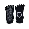 Calcetines de Yoga de Cinco Dedos para Mujer, Antideslizantes Profesionales, Transpirables Finos Estilo Verano, Entrenamiento Físico, Calcetines Tobilleros con Dedos Separados Específicos para Pilates