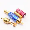 Conector de Solda Plug Colorido 270Rca Banhado a Ouro, Plug Rca, Conector de Solda Rca, Conector de Áudio e Vídeo, Av Rca