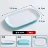Plato rectangular de plástico para brochetas de barbacoa, vajilla de melamina, plato especial para restaurante de hot pot comercial con guarniciones
