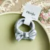 2026 Nuevo Scrunchie de Satín con Moño y Pliegues, Alta Elasticidad, Cuerda para el Cabello que no Daña, Accesorio Diario para el Cabello, Banda Elástica para Mujeres