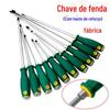 Chave de fenda Knock chave de fenda piercing chave de fenda de alta dureza cruzada 4/6/8/10/12 através da chave de fenda