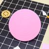 Plato giratorio para pasteles de 14 cm de diámetro, plástico, DIY, suministros de repostería realistas, soporte para decorar, plato giratorio rosa para decorar pasteles