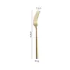 Cubiertos Occidentales Engrosados de Acero Inoxidable 304 Nórdico Mango Hexagonal Esmerilado Cuchillo para Filete Tenedor Cuchara Tenedor Cuchara de Postre para Hogar Hotel