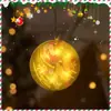 Decoración Navideña Luces LED Vestimenta Festiva Luces Colgantes Atmósfera del Árbol de Navidad Luces Nocturnas Colgante Pintado Copos de Nieve