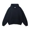 Sudadera con capucha estilo casual de cuello redondo de 420 g, unisex, corte holgado, manga larga, forro polar, chaqueta superior versátil para pareja