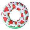 Nuevo Estilo Flotador Inflable de Sandía Fruta de Agua para Adultos con Asas Engrosadas y Doble Bolsa de Aire para Juegos Acuáticos y Natación