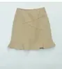 Falda midi de línea A de cintura alta 100% lana que alarga las piernas para mujer, corta y versátil, efecto adelgazante, falda versátil otoño/invierno 2026