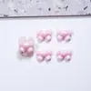 Celebridad de Internet Conejo Caramelo de Palo Dibujos Animados Decoraciones para Uñas 3D Lindo Helado Lazo Caramelo de Palo Accesorios para Uñas