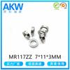 Cixi Rodamiento en Miniatura Mr117Zz 7*11*3mm Rodamiento de Motor