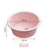 Bacia de Lavar Profunda Bacia de Plástico Doméstica Bacia para Artigos de Higiene Pessoal Bacia Pequena Média Grande Bacia para Lavar os Pés Bacia Espessa para Lavar Roupa Atacado