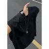 Chaleco de Malla de Seda de Hielo de Secado Rápido para Hombre, Camiseta sin Mangas de Patchwork Desestructurado Estilo Americano de Verano, Camiseta sin Mangas Deportiva para Gimnasio