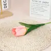 Tulipán de Cabeza Única Transfronterizo Accesorios y Adornos de Fotos Antiguas Tablero de Fondo para Disparos Suministro Directo del Fabricante Flores Artificiales