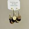 Pendientes de Aro con Borlas y Disco Geométrico de Moda y Sofisticados para Mujer, Estilo Nicho con Sentido del Diseño, Accesorios de Oreja a la Moda